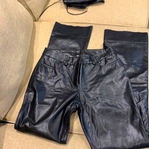 Express genuine leather pants
